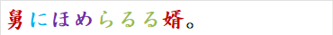 舅にほめらるる婿。