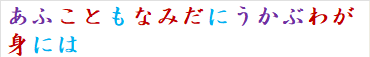 あふこともなみだにうかぶわが身には　