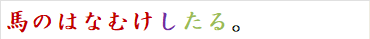 馬のはなむけしたる。